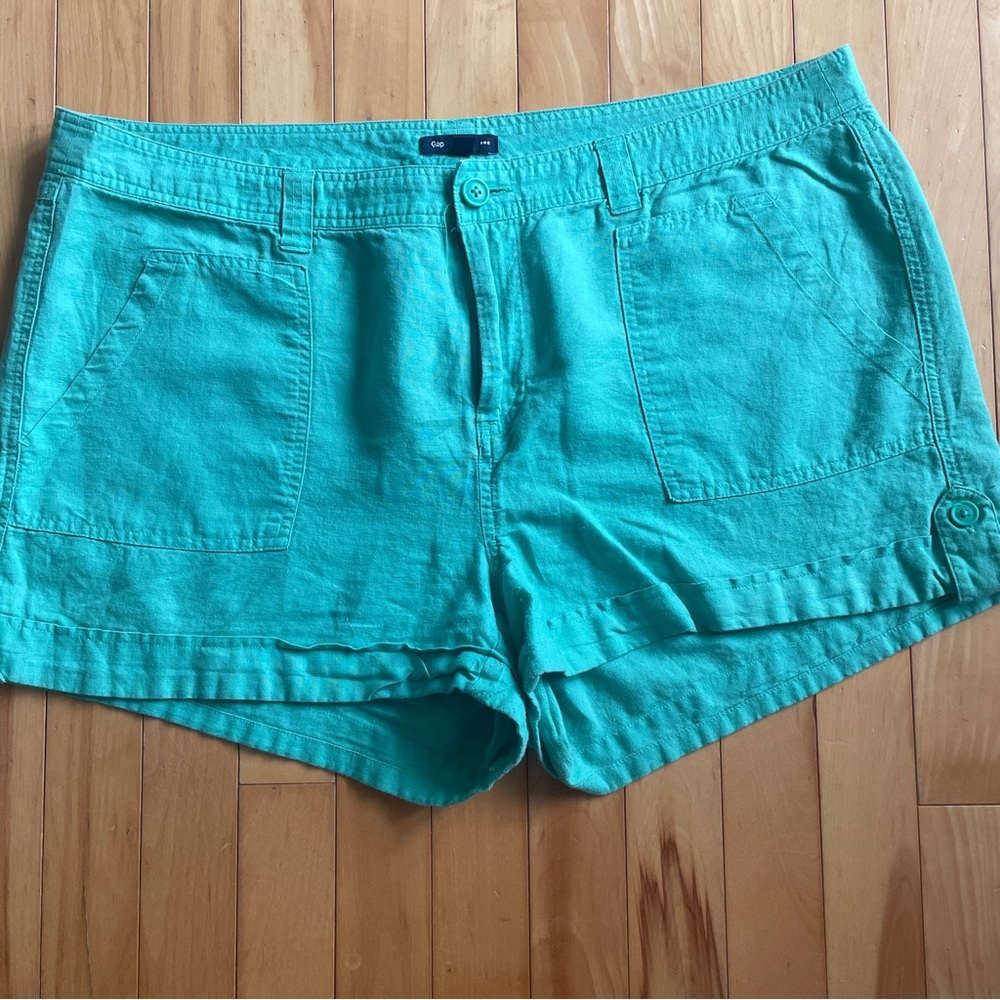 GAP Teal Women's Cargo Shorts